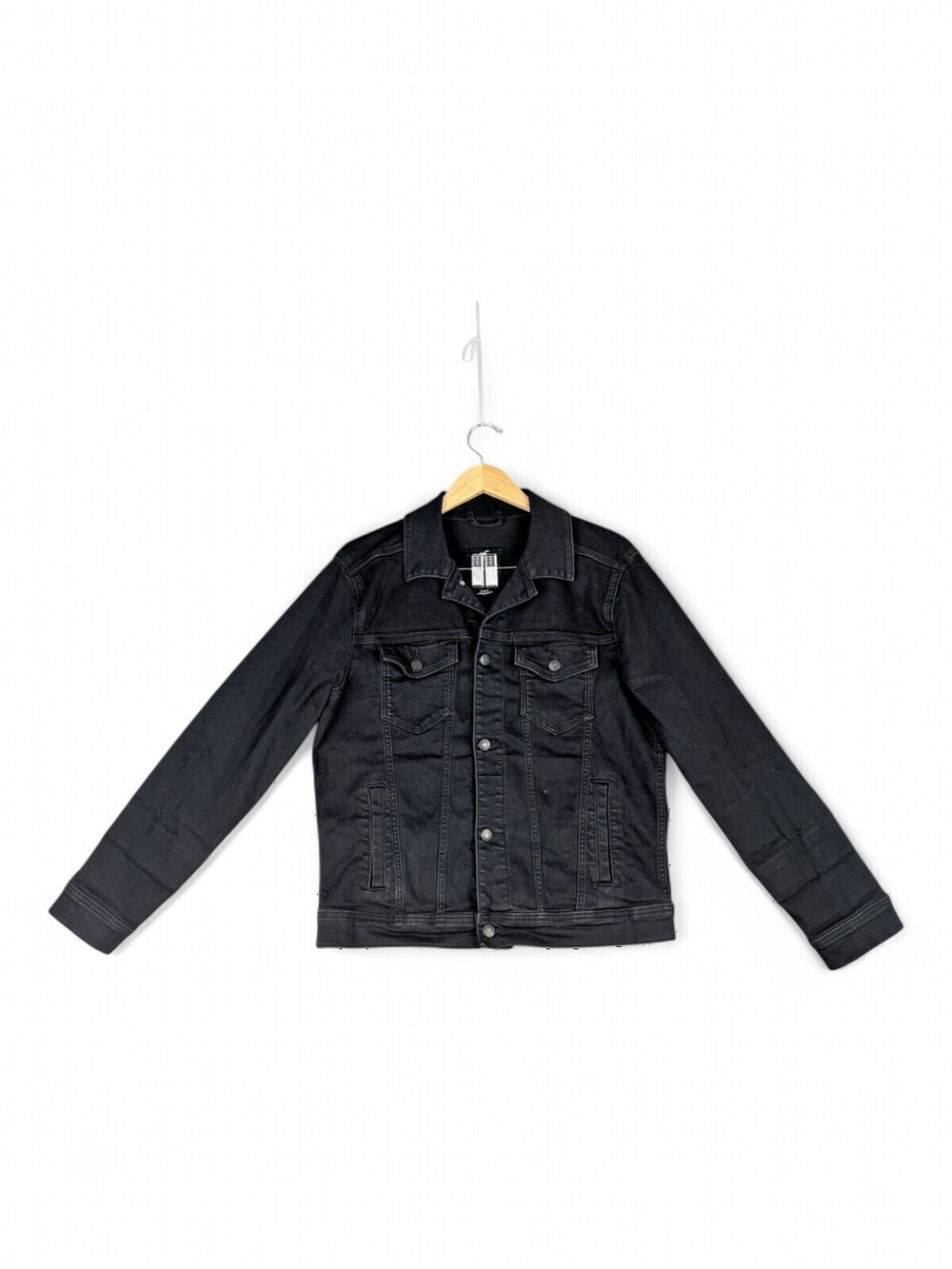 Hollister Women's Black Jean Jacket Size M
